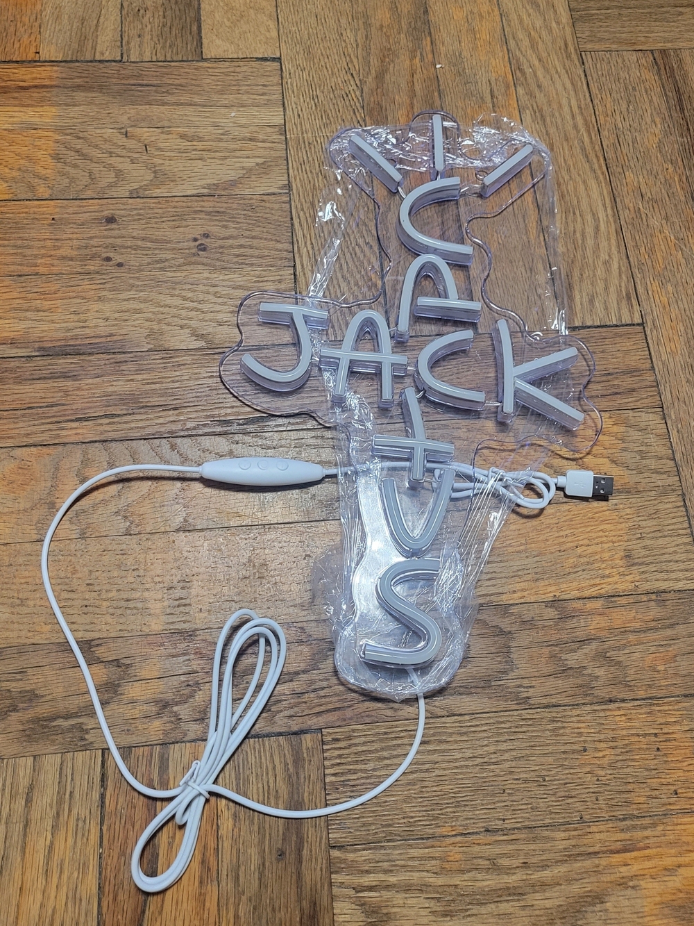 LED Neon Sign - "CAP vs Cactus Jack
